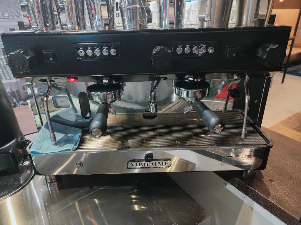 Vibiemme mercury, Witgoed en Apparatuur, Koffiezetapparaten, Refurbished, Gemalen koffie, Koffiemachine, 10 kopjes of meer, Stoompijpje