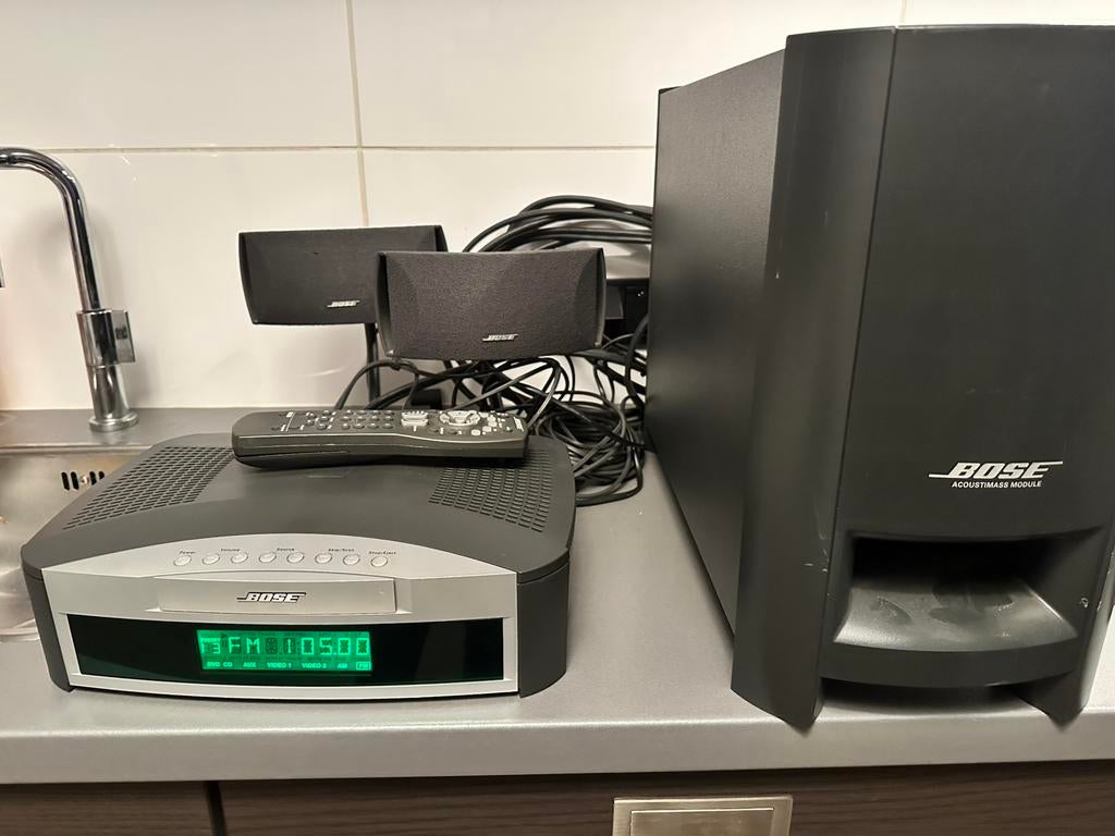 Mooie bose 321 home cinema set, Ophalen, Zo goed als nieuw, Overige merken, Dvd-speler