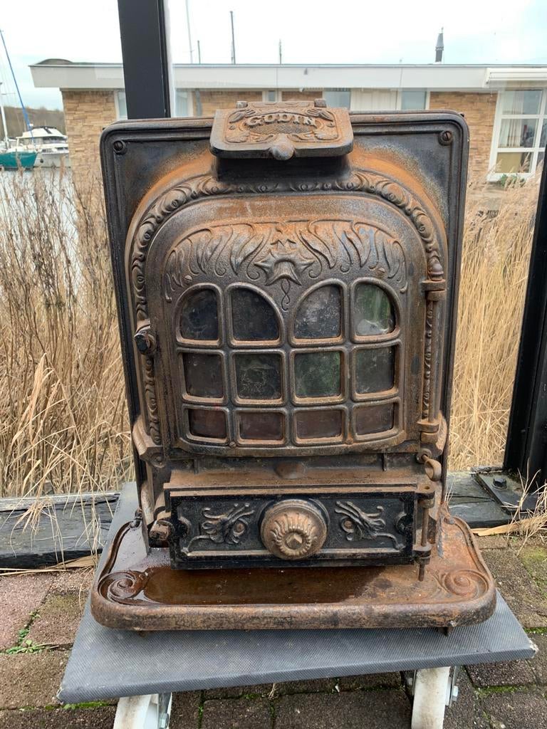 Oudt kolenkachel, Huis en Inrichting, Kachels, Ophalen, Gebruikt, Overige brandstoffen, Houtkachel