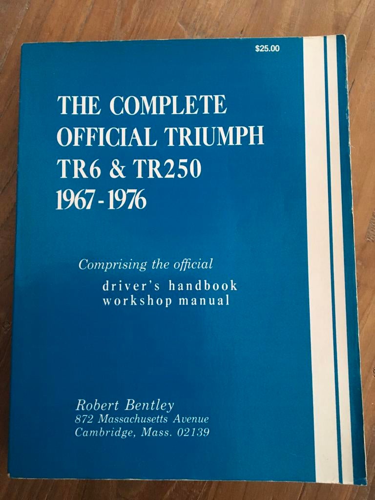 Werkplaats handboek TRIUMPH TR250/5Pi en TR6 (Pi), Ophalen of Verzenden