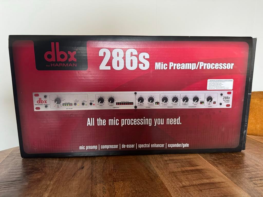 Geluidsinstallatie met microfoon, Ophalen, Zo goed als nieuw, Studiomicrofoon