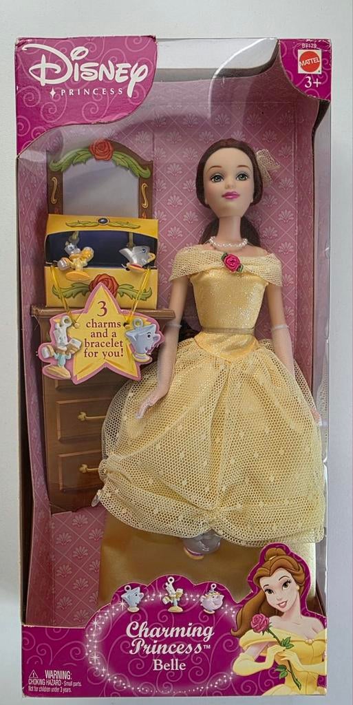 Disney Princess Charming Princess Belle Mattel 2003 NRFB, Verzamelen, Ophalen of Verzenden, Nieuw, Fashion Doll