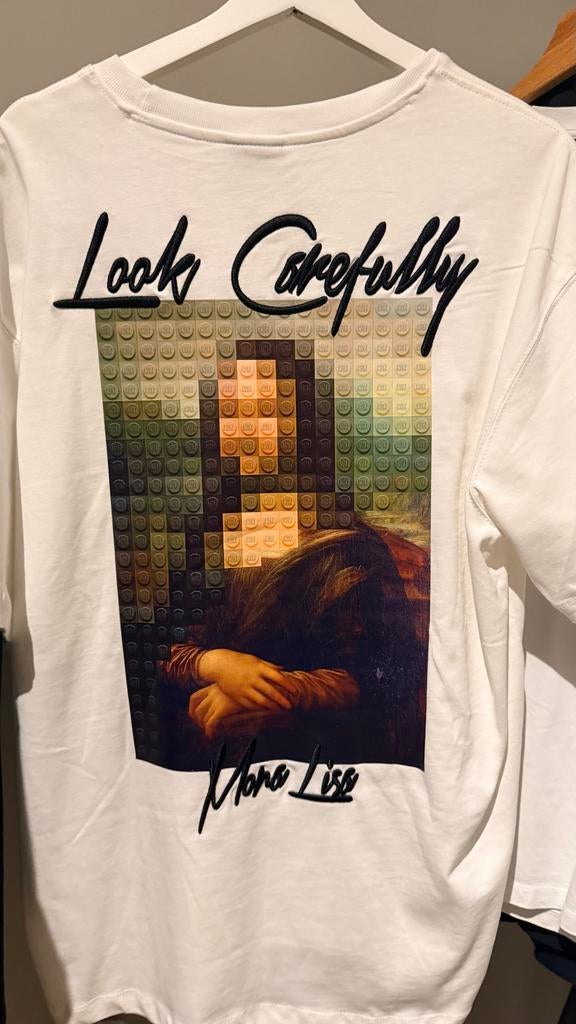 Mona Lisa lonsleeve from Paris maat M, Ophalen of Verzenden, Zo goed als nieuw, Maat 48/50 (M), Beige