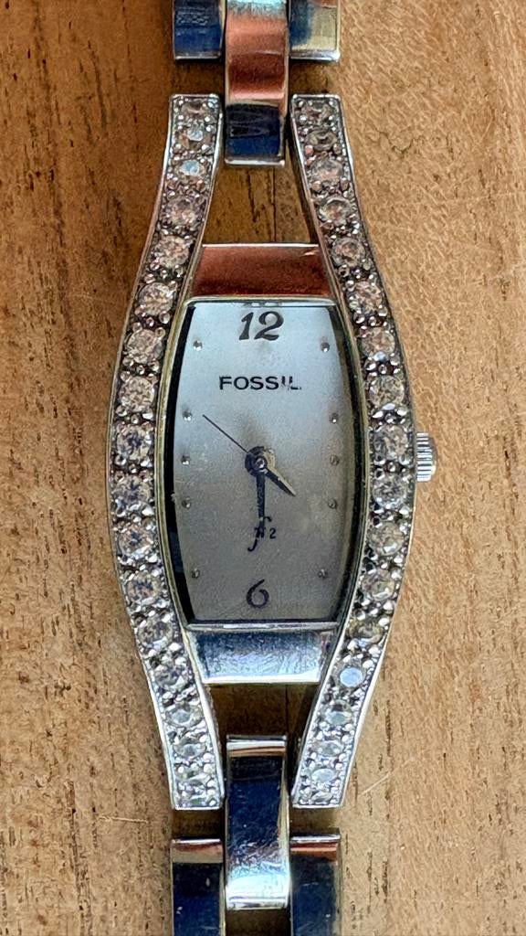 Fossil F2 Dameshorloge ES-9360 - Stainless Steel, Sieraden, Tassen en Uiterlijk, Horloges | Dames, Gebruikt, Polshorloge, Fossil