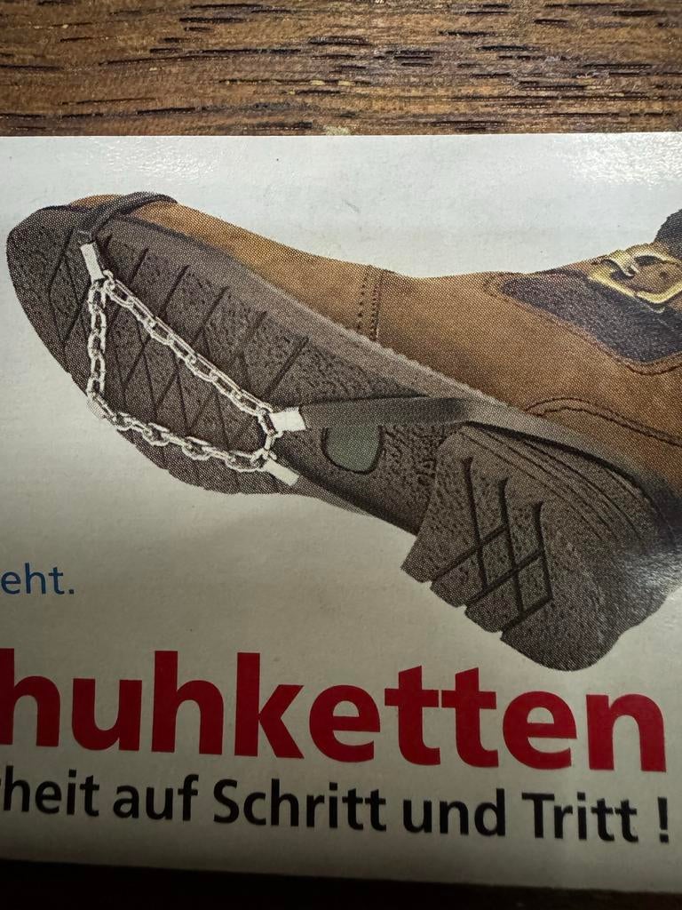 Sneeuwkettingen voor schoenen - veilig lopen!, Ophalen of Verzenden, 20e eeuw of later, Nieuw, Europa
