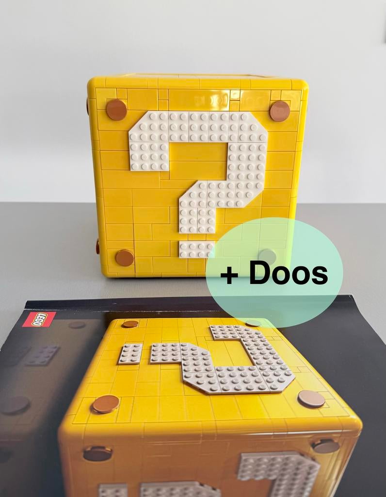 LEGO Super Mario 64 Vraagtekenblok (71395) + Doos, Ophalen of Verzenden, Zo goed als nieuw, Complete set, Lego