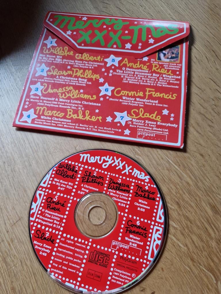KERST CD PTT POST, Ophalen of Verzenden, Gebruikt