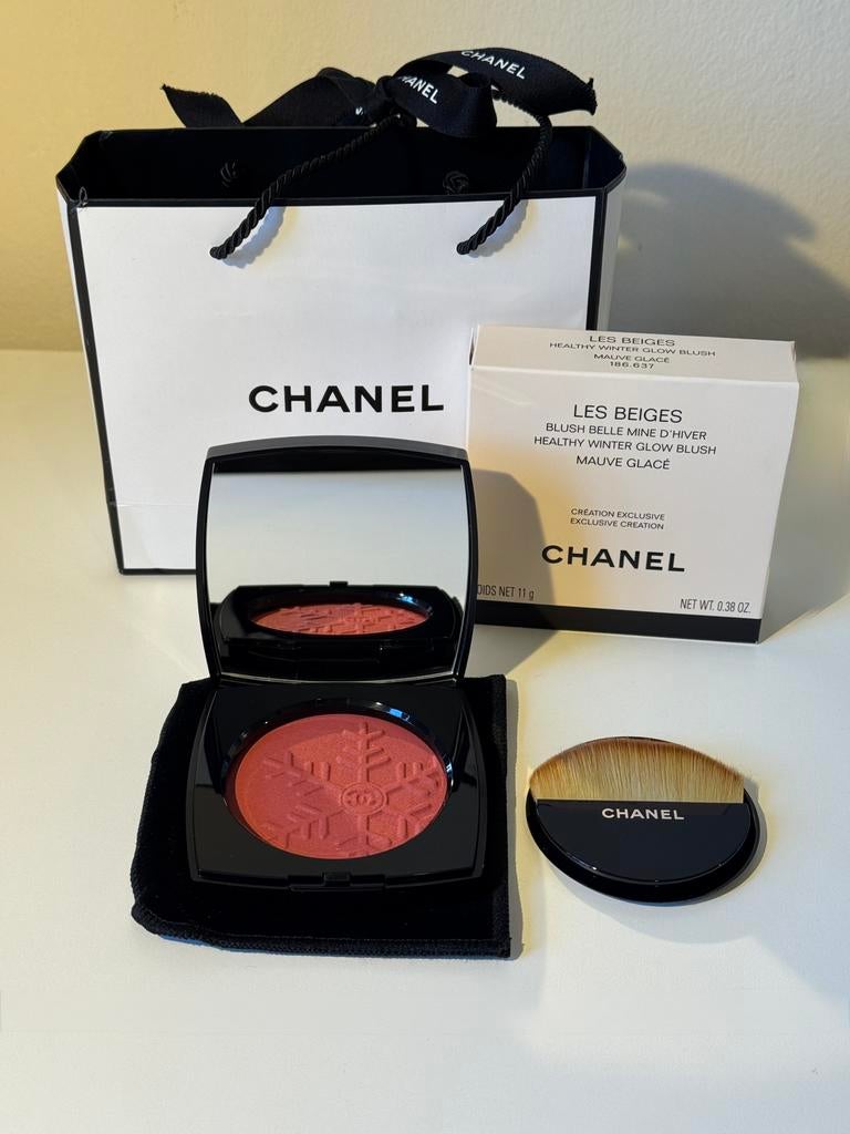 Chanel Les Beiges Healthy Winter Glow Blush | Mauve Glacé, Wangen, Nieuw, Ophalen of Verzenden, Make-up