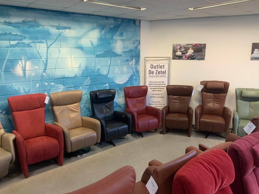 Relax fauteuils sta op stoelen senioren staopstoel, Verzenden, Zo goed als nieuw, Ruim 100 modellen in alle kleuren