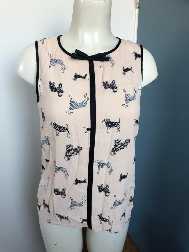 Steps lichtroze poedel top tanktop honden xs 34, Kleding | Dames, Tops, Zo goed als nieuw, Maat 34 (XS) of kleiner, Roze, Zonder mouw