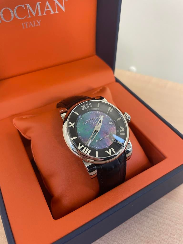 Locman Italy Horloge - Nieuw - Incl. Doos - OP=OP!, Overige merken, Leer, Staal, Polshorloge