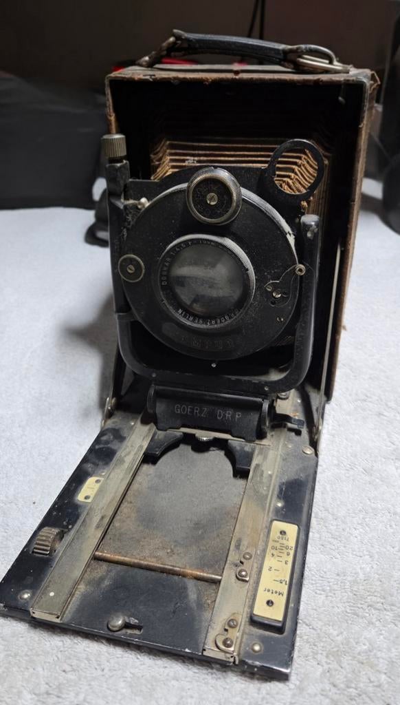 Restauratie C.P. Goerz Camera + Compur Sluiter. (1920-1922), Ophalen of Verzenden, Gebruikt, Compact, Overige Merken