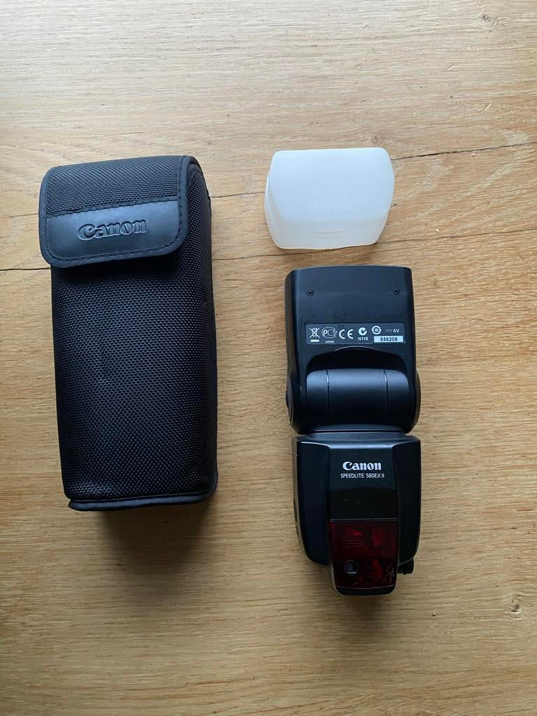 Canon Speedlite 580EX II Flitser, Audio, Tv en Foto, Fotografie | Flitsers, Ophalen of Verzenden, Gebruikt, Canon, Kantelbaar