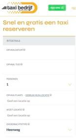 Taxi website te koop in zoetermeer, Ophalen of Verzenden, 1 handset