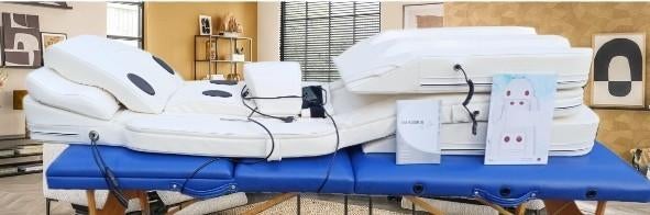 *Pr HHP wit Andullatie andumedic massage matras infrarood, Sport en Fitness, Massageproducten, Ophalen, Zo goed als nieuw, Apparaat