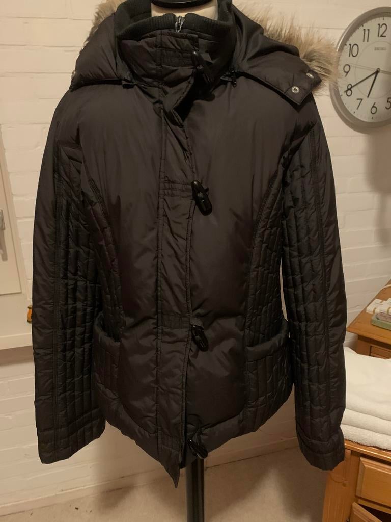 Wandeljack Damo €15, Kleding | Dames, Jassen | Winter, Gedragen, Maat 42/44 (L), Zwart, Ophalen of Verzenden