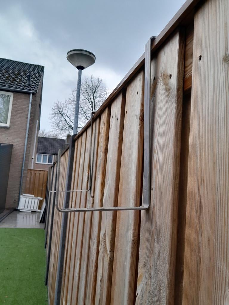 Rvs beugels 6 stuks, Tuin en Terras, Ophalen of Verzenden, Metaal