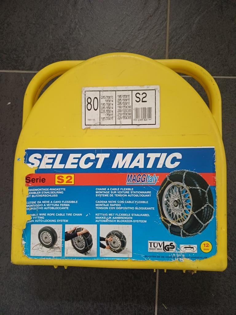 Gebruikte Sneeuwkettingen Select Matic S2, Ophalen, Gebruikt