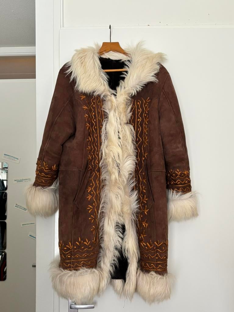 Afghan / penny lane / lammy coat XL, Kleding | Dames, Jassen | Winter, Ophalen of Verzenden, Gedragen, Maat 46/48 (XL) of groter