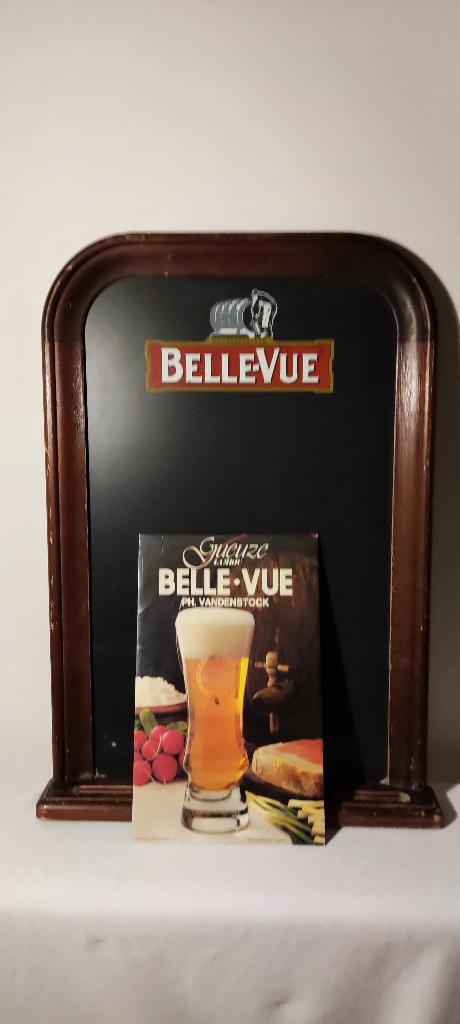 Reclame bord en plaat Belle Vue, Ophalen of Verzenden, Gebruikt, Reclamebord