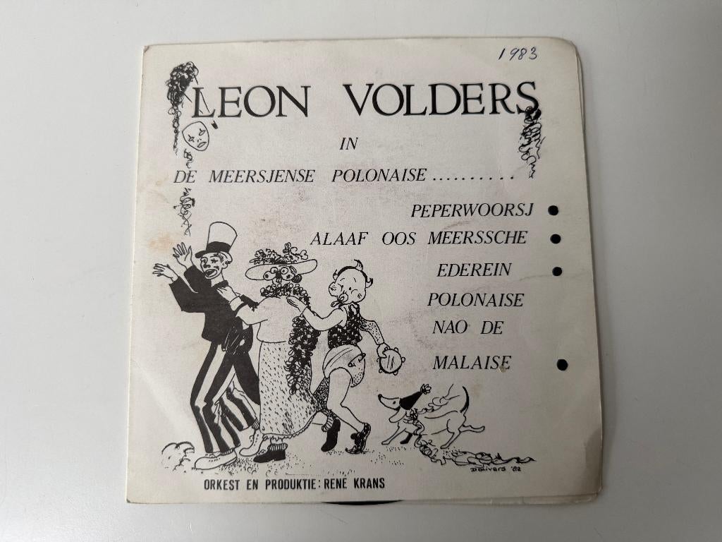 single - Leon Volders – In De Meersjense Polonaise, Cd's en Dvd's, Ophalen of Verzenden, Gebruikt, 12 inch