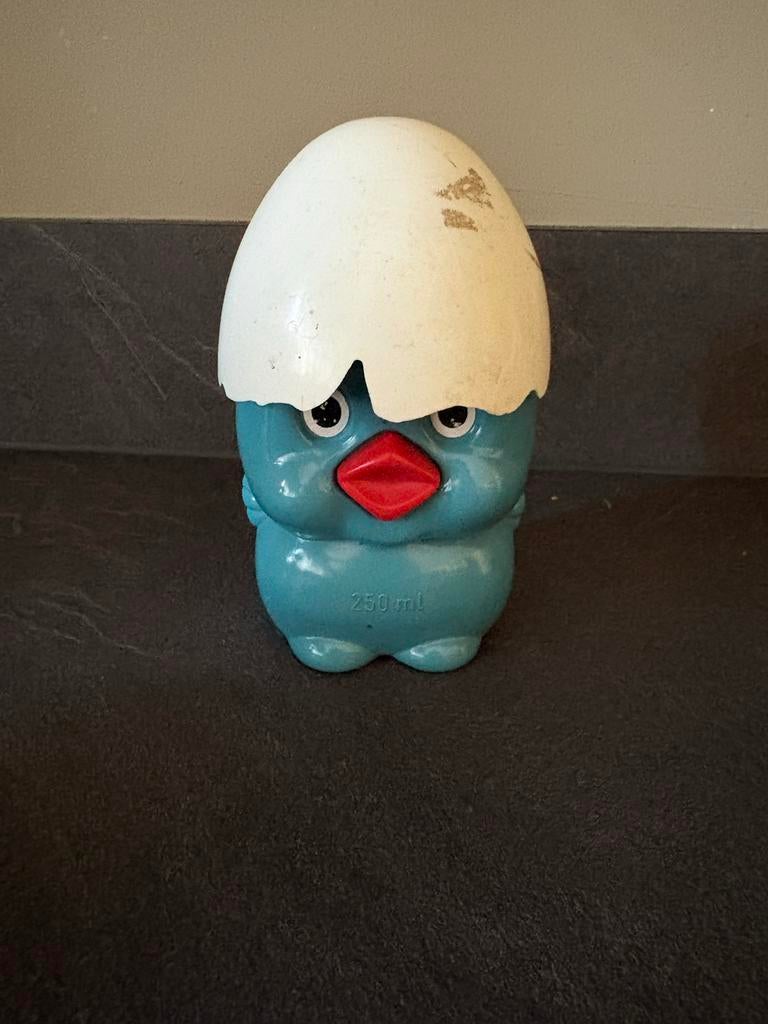 Zeldzame Calimero Douchegel Jaren 80 - Leeg, Verzamelen, Poppetjes en Figuurtjes, Ophalen of Verzenden, Gebruikt