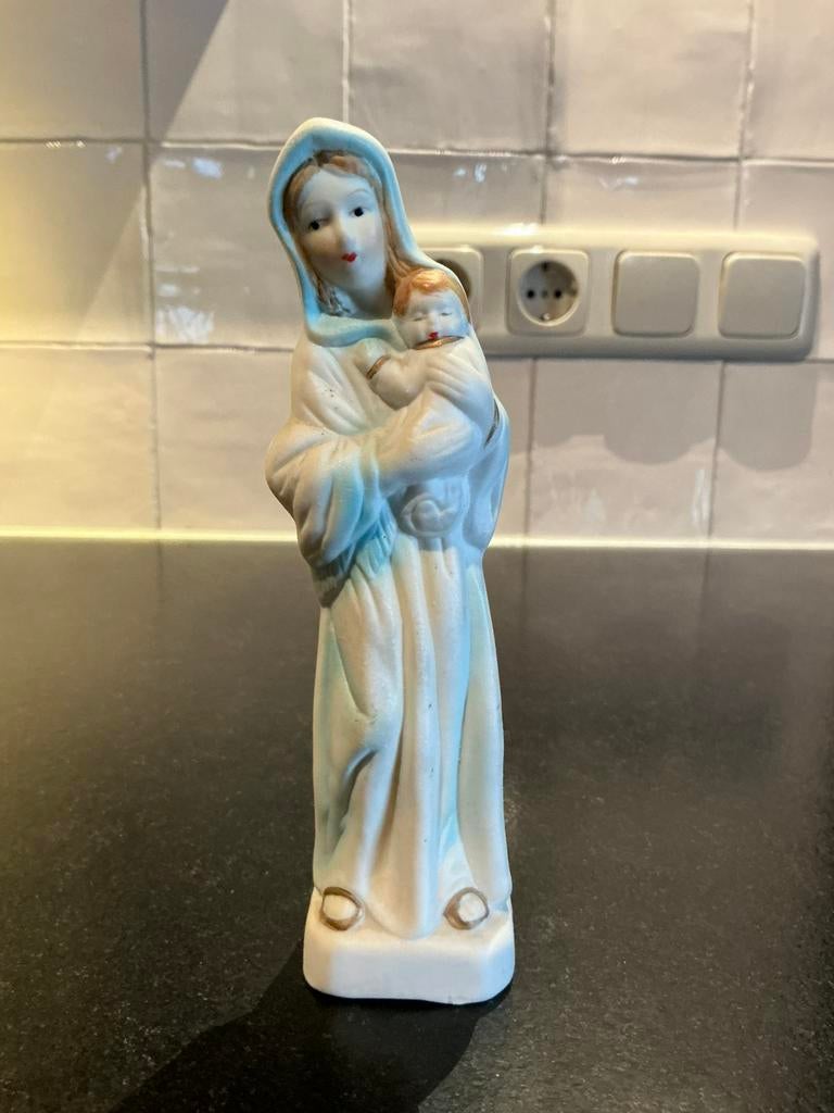 Maria beeld 🍀 Maria met Kind, Antiek en Kunst, Ophalen of Verzenden