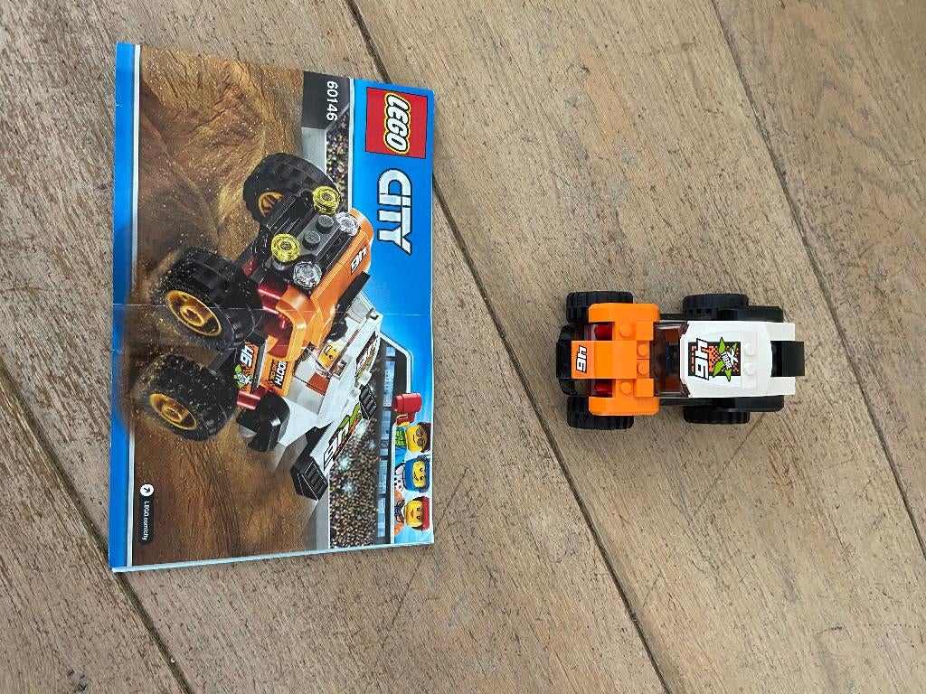 LEGO City stunt truck (60146), Kinderen en Baby's, Speelgoed | Duplo en Lego, Zo goed als nieuw, Lego, Complete set, Ophalen of Verzenden
