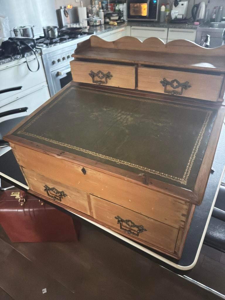 Antieke klep lessenaar, Ophalen of Verzenden