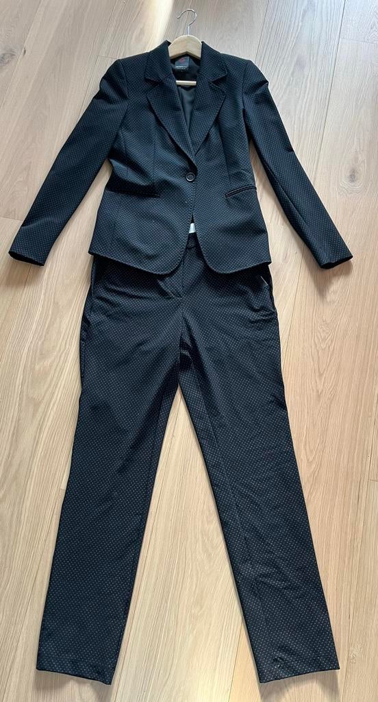 Studio Anneloes Broekpak - Donkerblauw/Goud - Maat 36/38, Maat 38/40 (M), Kostuum of Pak, Blauw, Nieuw