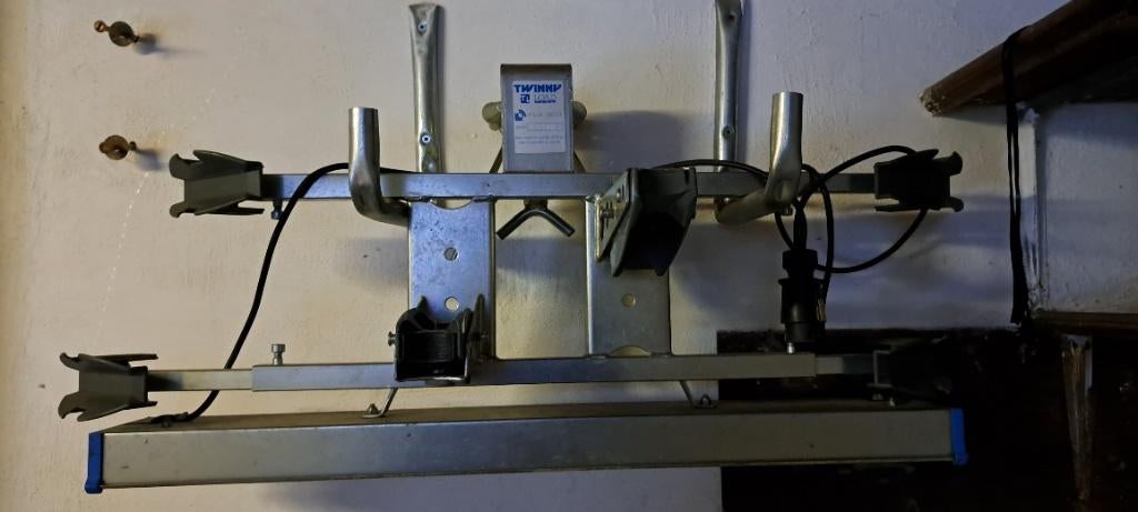 Twinny load ijzeren fietsendrager, Auto diversen, Fietsendragers, Gebruikt, Trekhaakdrager, 2 fietsen, Ophalen