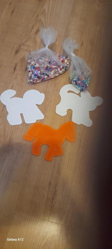 Hama strijkkralen set met figuren, Ophalen of Verzenden, Gebruikt, Materiaal