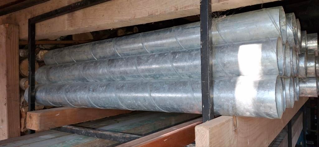 buizen spirobuis ventilatiebuis, Ophalen, Gebruikt, Zink, Minder dan 2 meter