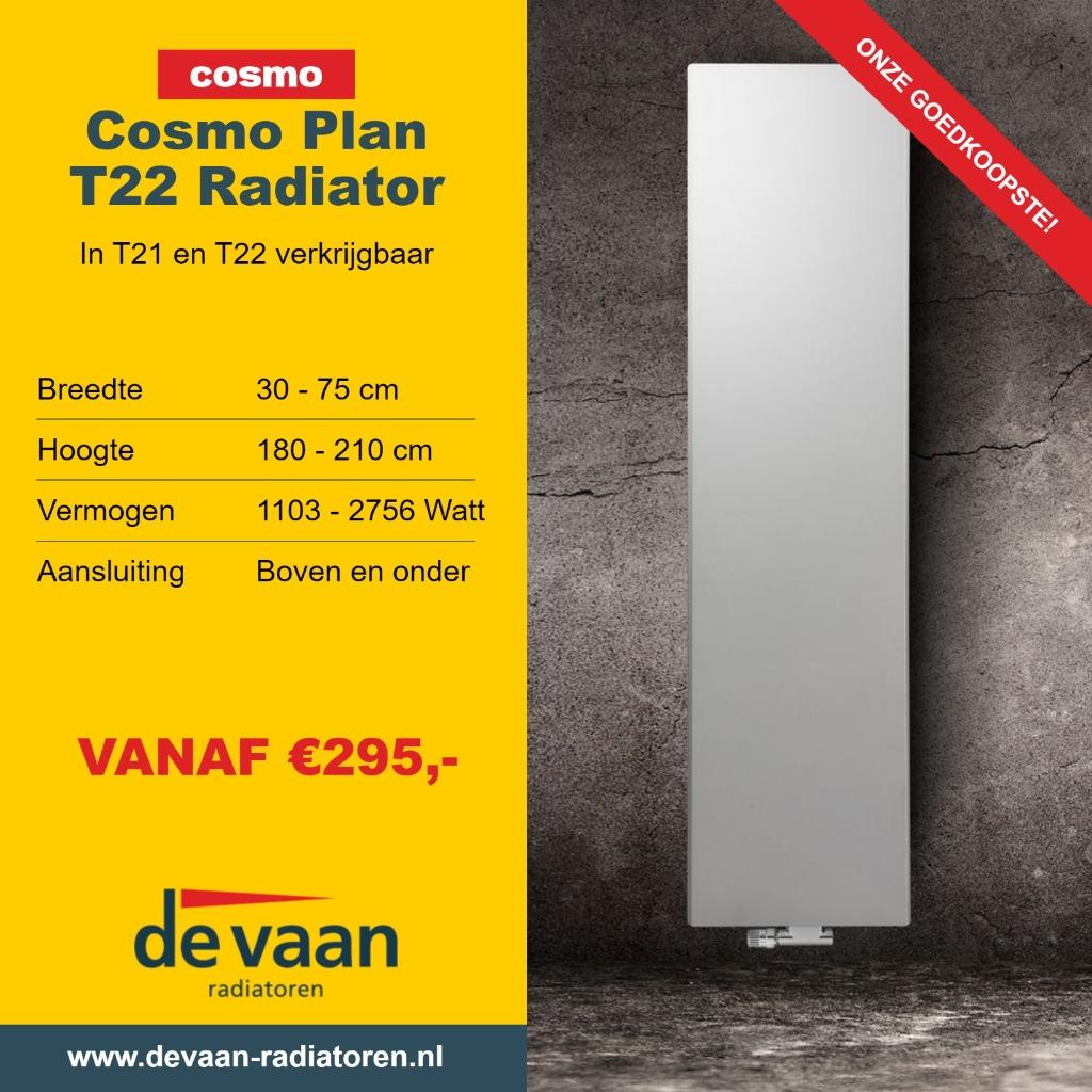 designradiator verticaal Wit Vlak 900-2700W GOEDKOOP!!!, Ophalen, Hoog rendement (Hr), Radiator, Nieuw