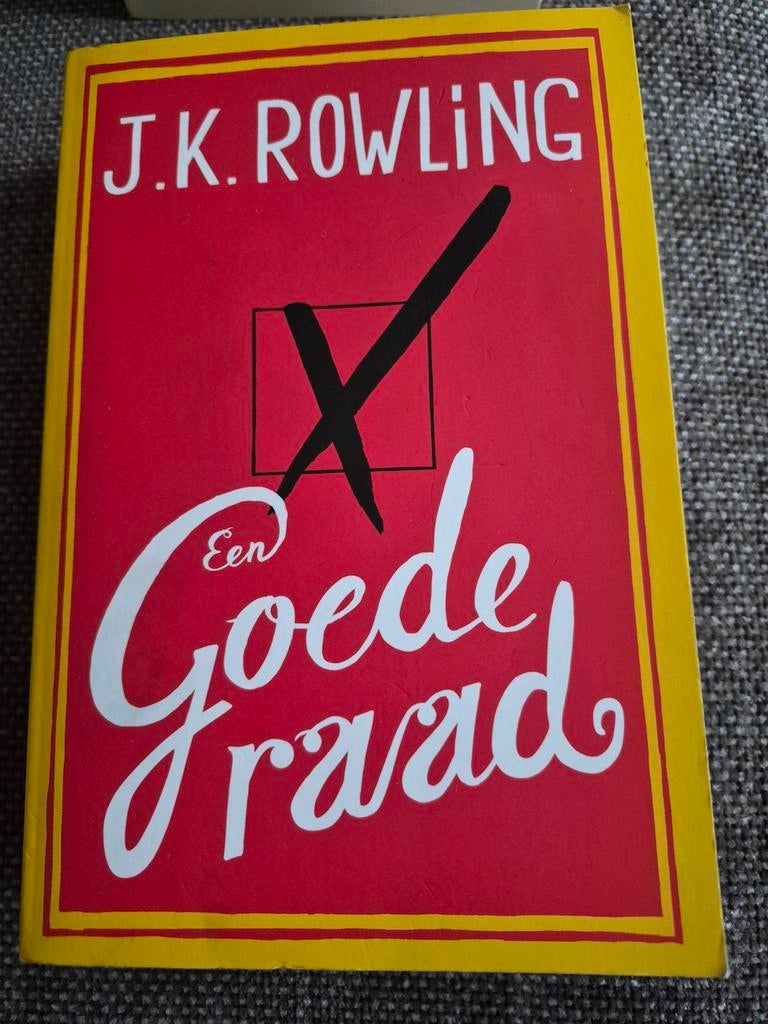 J.K. Rowling - Een goede raad, Boeken, Literatuur, Zo goed als nieuw, Ophalen