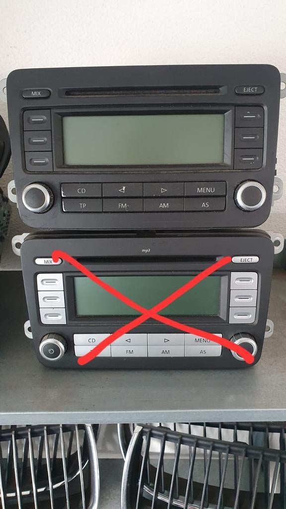Radio Volkswagen Golf 5/Touran, Auto-onderdelen, Ophalen of Verzenden, Gebruikt, Volkswagen