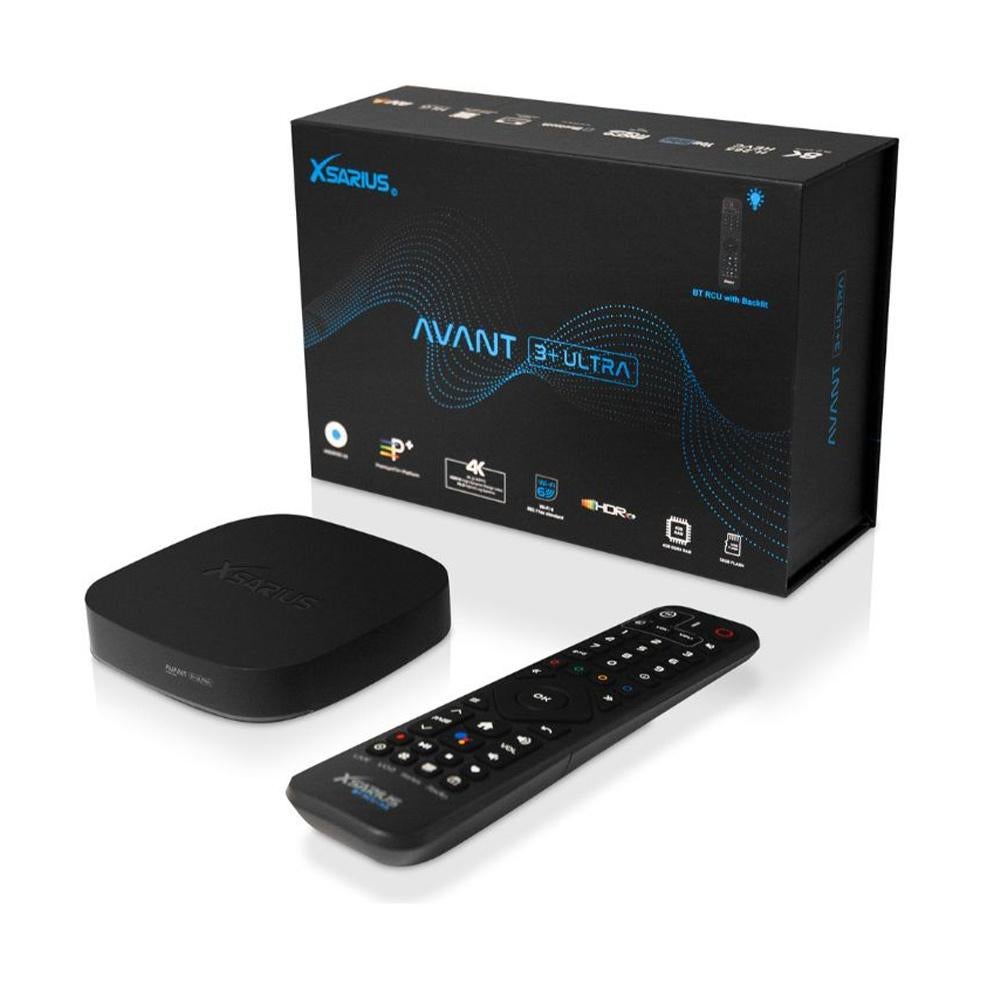 Retour: Xsarius Avant 3+ Ultra Black IPTV Set Top Box, Ophalen of Verzenden, Zo goed als nieuw, HDMI, Minder dan 500 GB