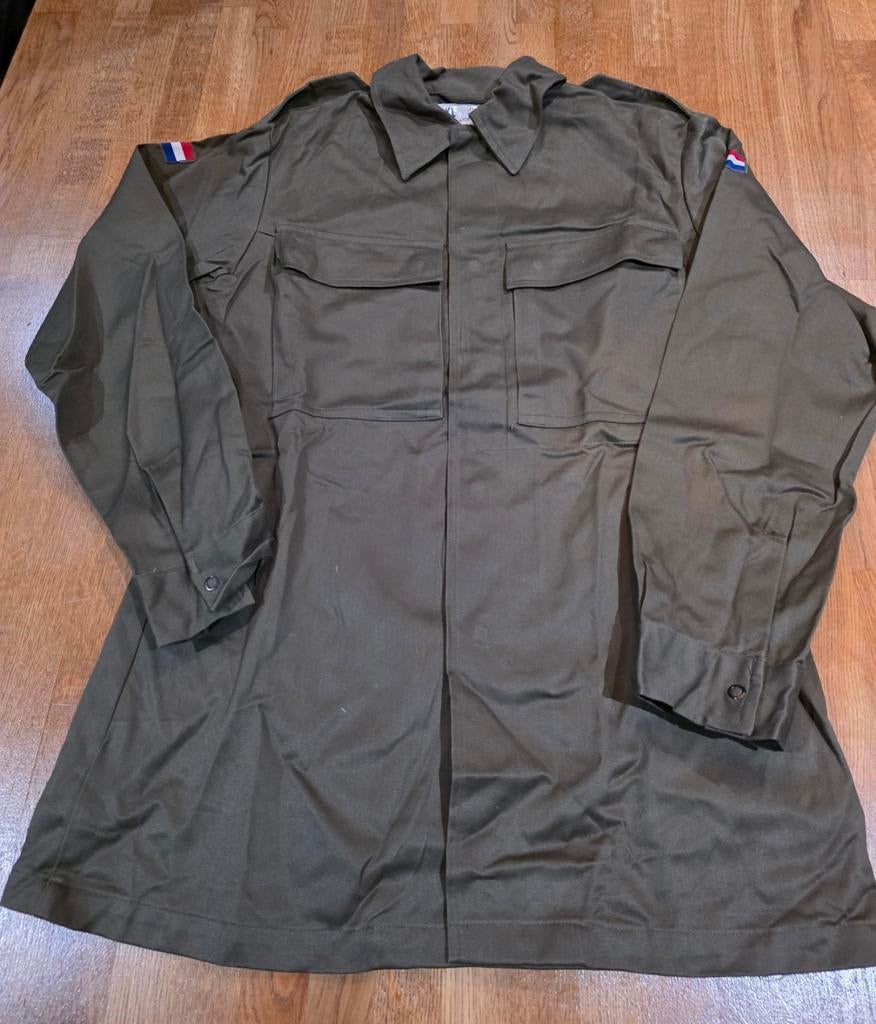 Vintage Groene legerJas, Ophalen of Verzenden, Nederland, Kleding of Schoenen