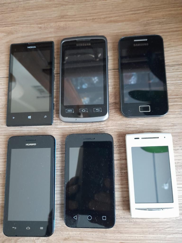 Samsung galaxy, Nokia,Huawei toestelen, Ophalen, Zwart