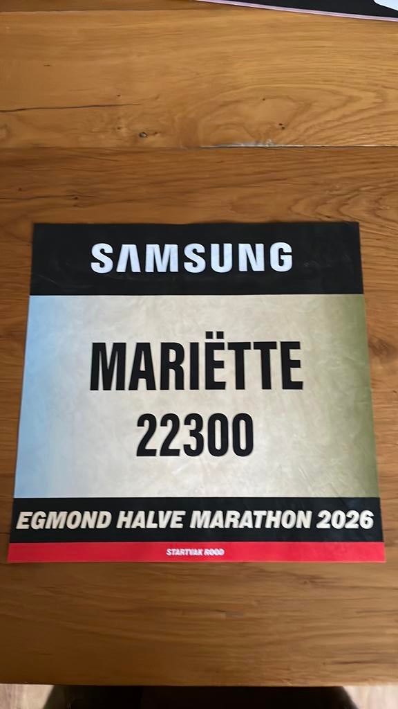 Startbewijs 10 km van Egmond, Verzenden, Zo goed als nieuw, Overige typen, Overige merken