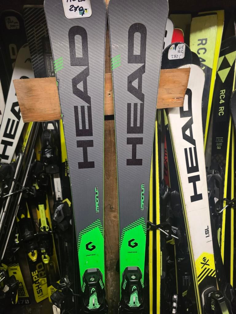 170cm HEAD SUPERSHAPE I.MAGNUM, Sport en Fitness, Skiën en Langlaufen, 160 tot 180 cm, Ophalen of Verzenden, Zo goed als nieuw