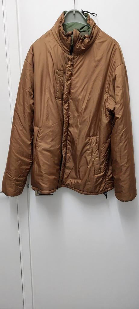 Carinthia G-Loft Jas Olijfgroen/Bruin. Aan beide zeiden, Ophalen of Verzenden, Carinthia, Groen, Maat 56/58 (XL)