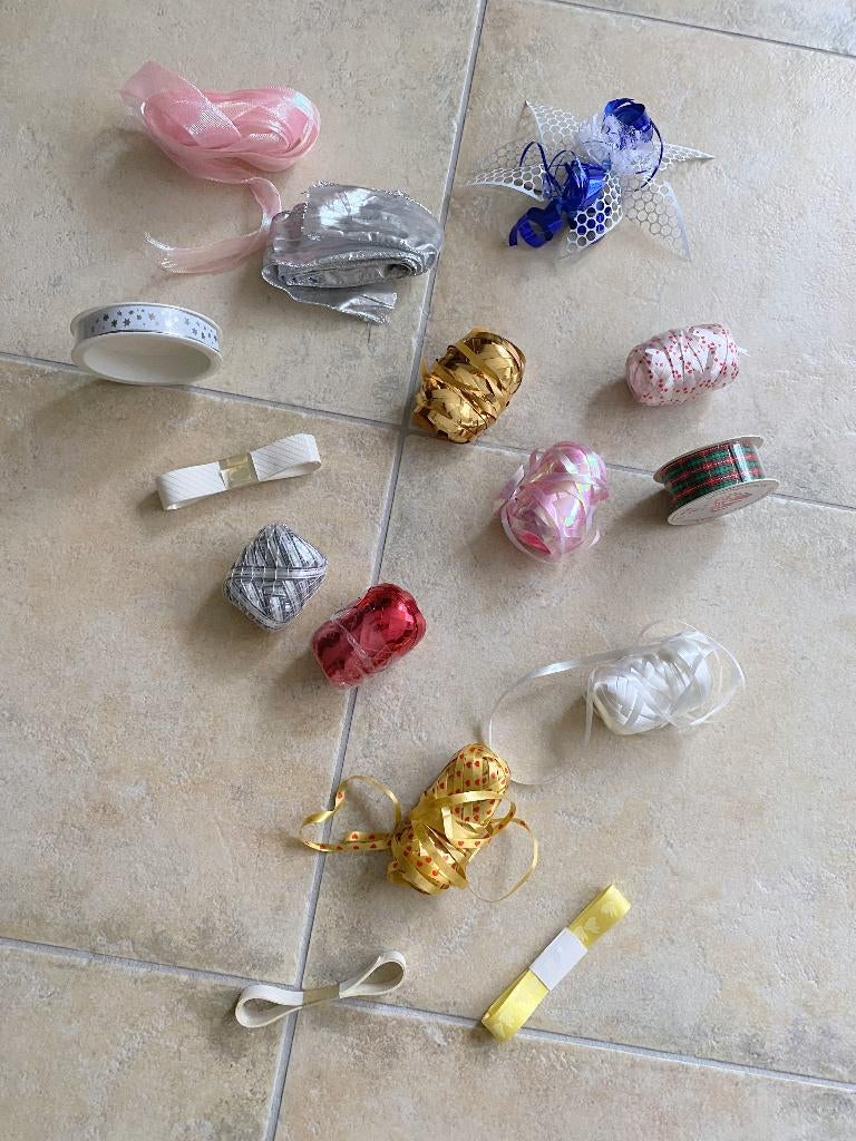 cadeaulint  / sierlint / plakband / geschenkzakje Kerstman, Ophalen of Verzenden, Nieuw