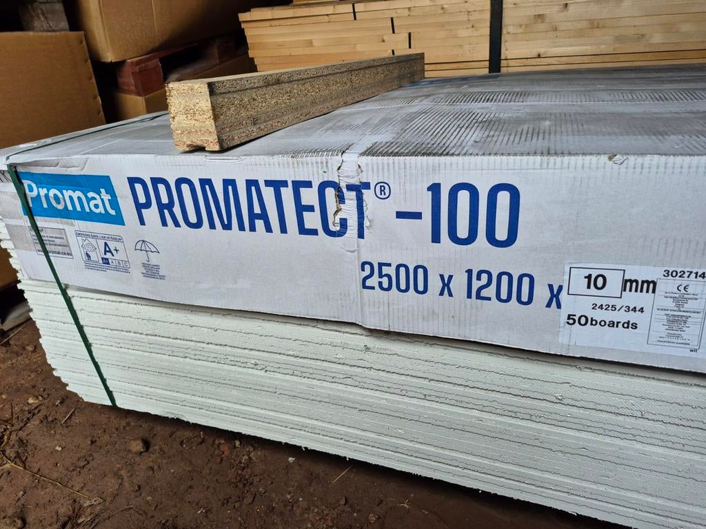 10mm dik Promatect plaat 120x250cm brandwerende plaat, Doe-het-zelf en Verbouw, Platen en Panelen, Ophalen, Overige materialen