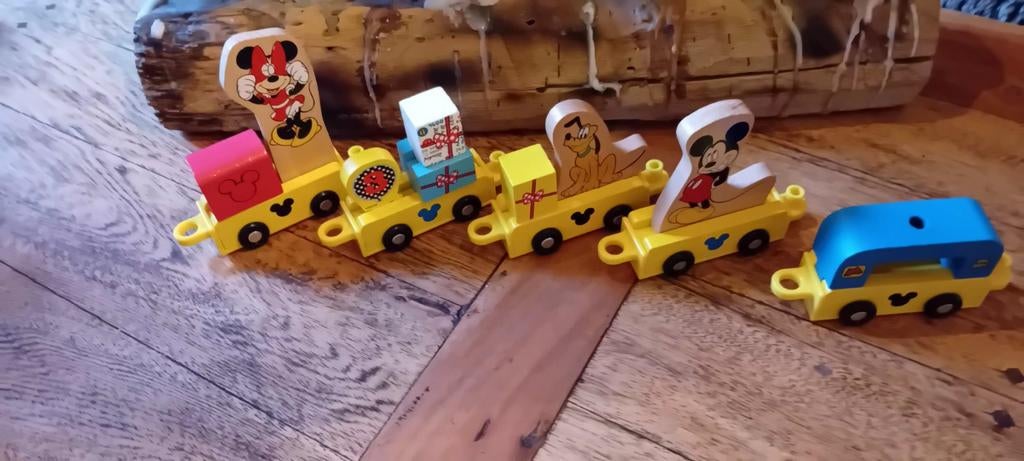 Disney verjaardag treintje, Ophalen of Verzenden, Gebruikt, Abrick