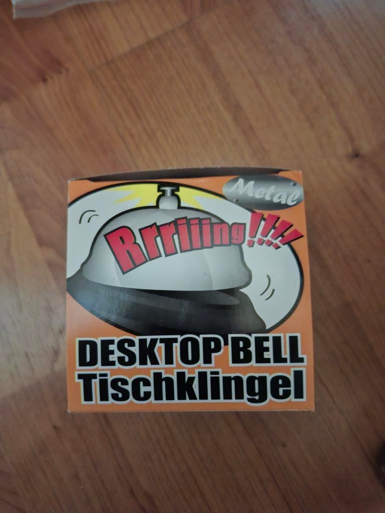 Deskbel nieuw in doos, Ophalen of Verzenden