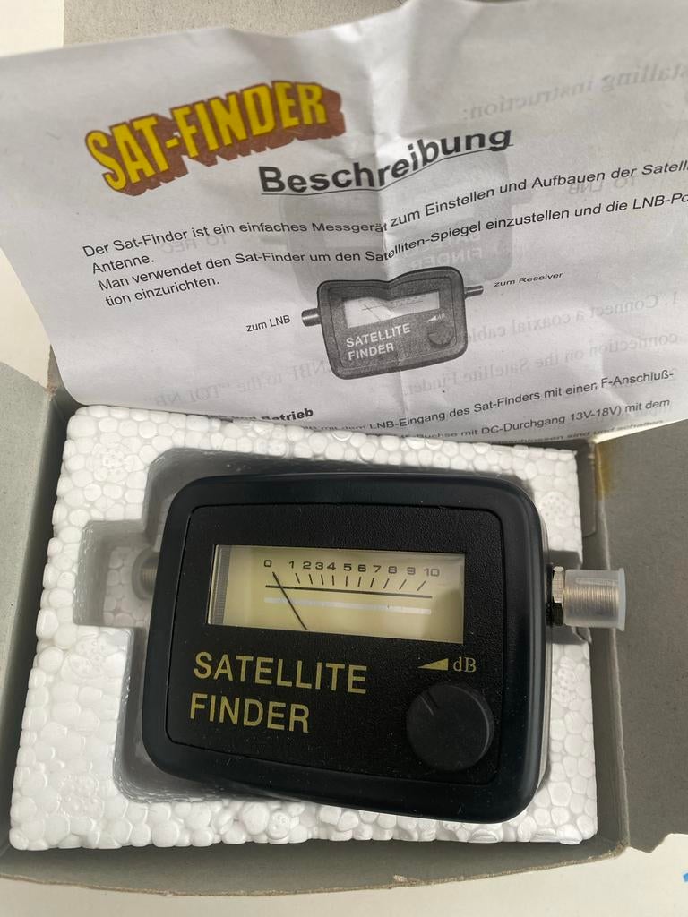Satelliet Finder voor eenvoudige schotel uitrichting, Audio, Tv en Foto, Schotelantennes, Ophalen of Verzenden, Nieuw