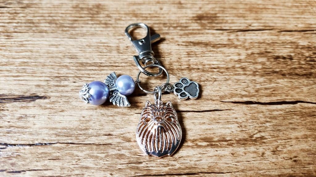 Sleutelhanger Tashanger Brussel griffon beschermengeltje, Verzenden, Nieuw