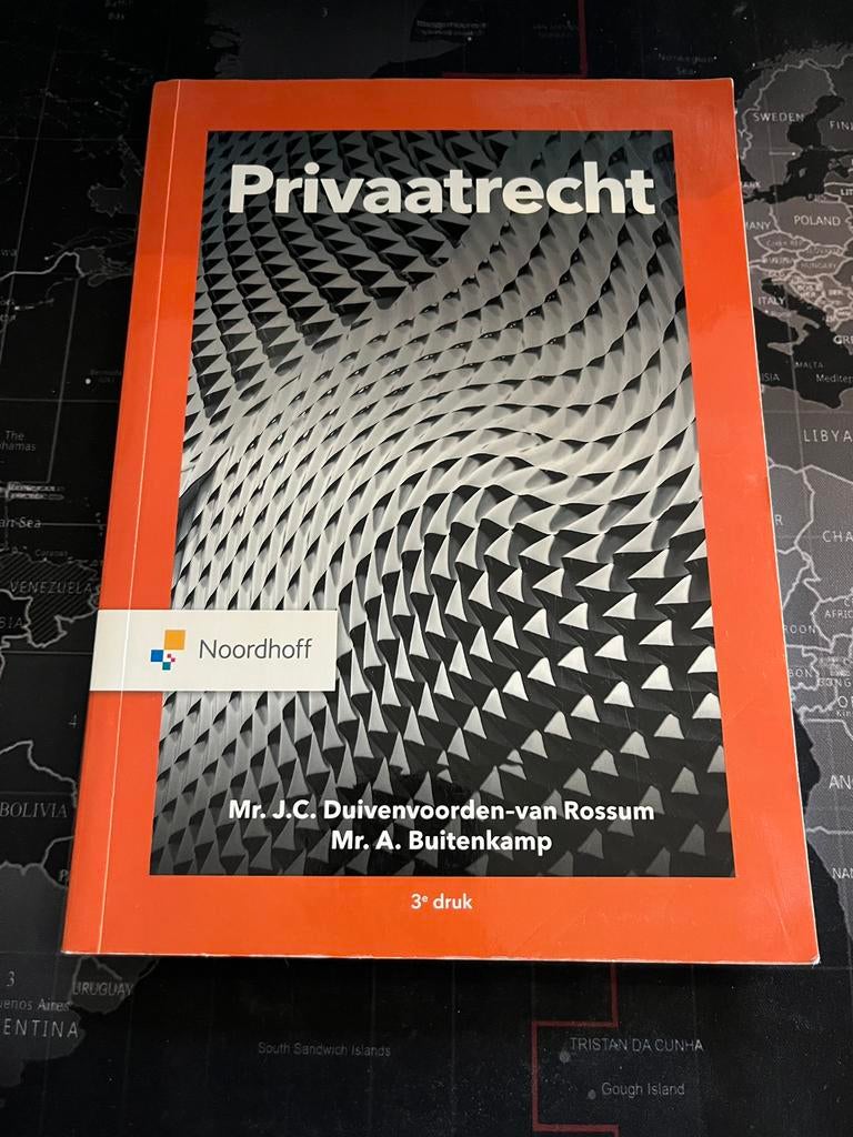 Privaatrecht, Ophalen of Verzenden, Beta, Zo goed als nieuw, HBO