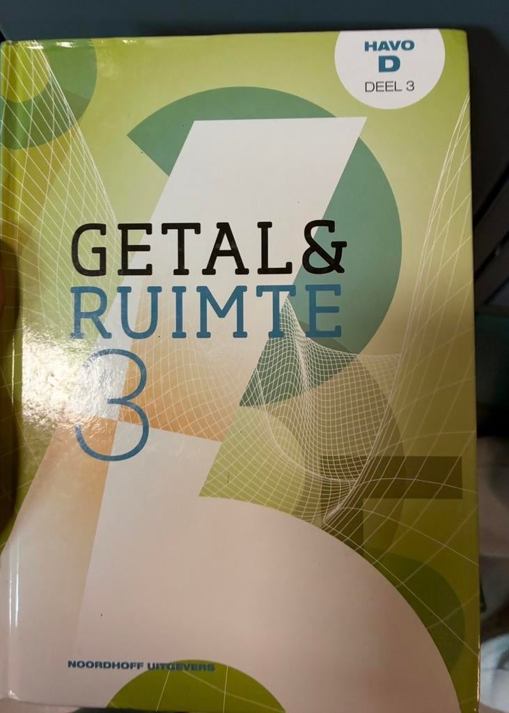 Getal & Ruimte HAVO D deel 3 Wiskunde, Boeken, Schoolboeken, Ophalen, Gelezen, HAVO